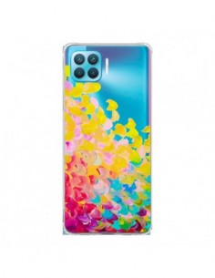 Coque Oppo Reno4 Lite Creation in Color Jaune Yellow...