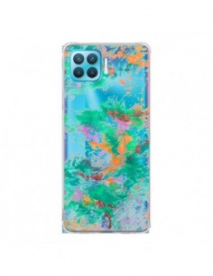 Coque Oppo Reno4 Lite Mermaid Sirene Fleur Flower...