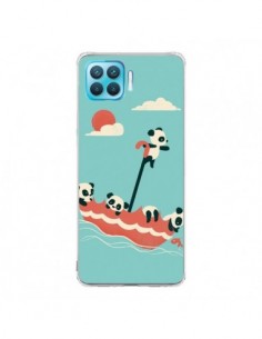 Coque Oppo Reno4 Lite Parapluie Flottant Panda - Jay Fleck