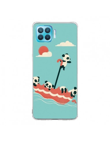 Coque Oppo Reno4 Lite Parapluie Flottant Panda - Jay Fleck