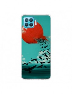 Coque Oppo Reno4 Lite Soleil Oiseaux Mer - Jay Fleck