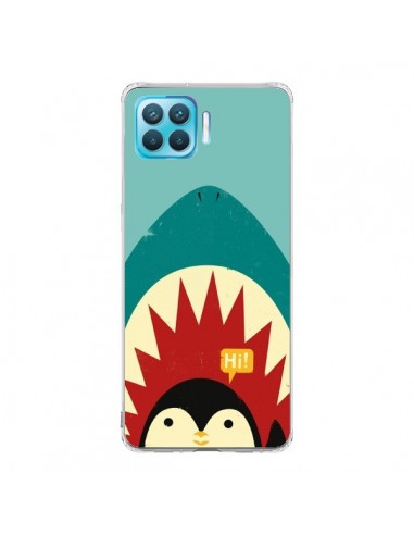 Coque Oppo Reno4 Lite Pingouin Requin - Jay Fleck