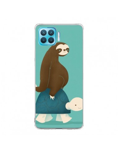 Coque Oppo Reno4 Lite Tortue Taxi Singe Slow Ride - Jay Fleck