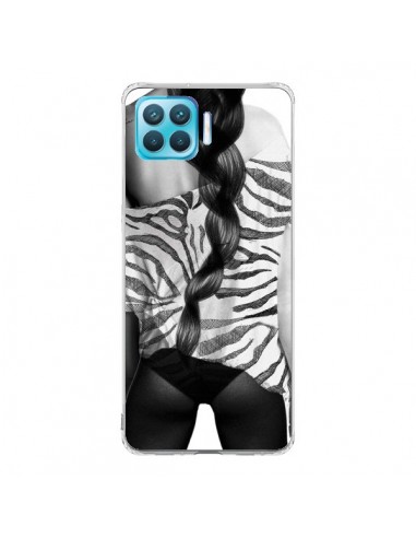 Coque Oppo Reno4 Lite Femme Zebre - Jenny Liz Rome