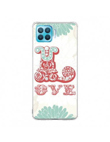 Coque Oppo Reno4 Lite Love Fleurs Flourish - Javier Martinez