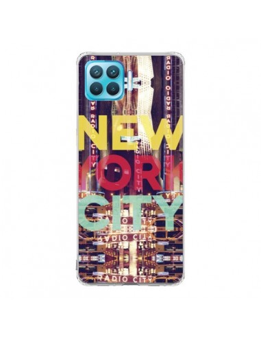 Coque Oppo Reno4 Lite New York City Buildings - Javier Martinez