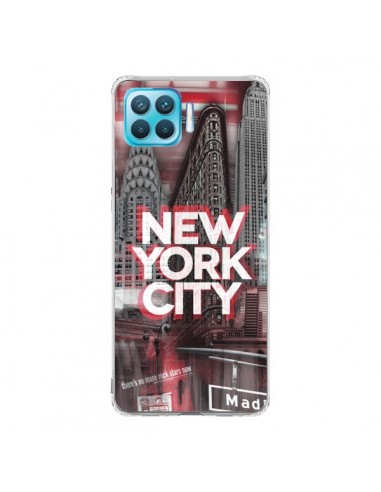 Coque Oppo Reno4 Lite New York City Rouge - Javier Martinez