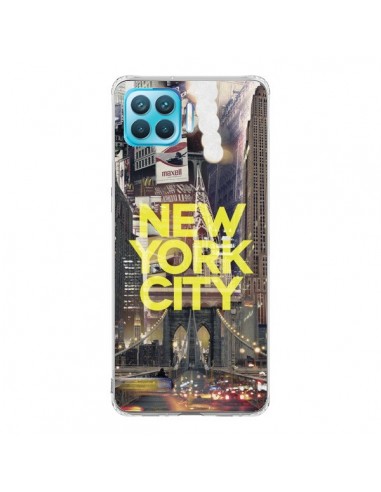 Coque Oppo Reno4 Lite New York City Jaune - Javier Martinez