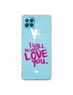 Coque Oppo Reno4 Lite I will always love you Cupidon -...