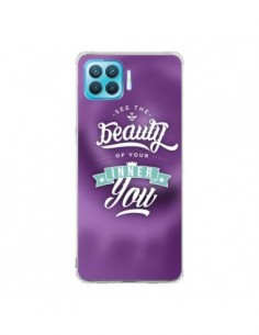 Coque Oppo Reno4 Lite Beauty Violet - Javier Martinez