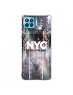 Coque Oppo Reno4 Lite I Love New York City Violet -...