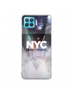 Coque Oppo Reno4 Lite I Love New York City Bleu - Javier...