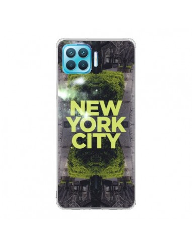 Coque Oppo Reno4 Lite New York City Vert - Javier Martinez