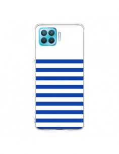 Coque Oppo Reno4 Lite Mariniere Bleu - Jonathan Perez