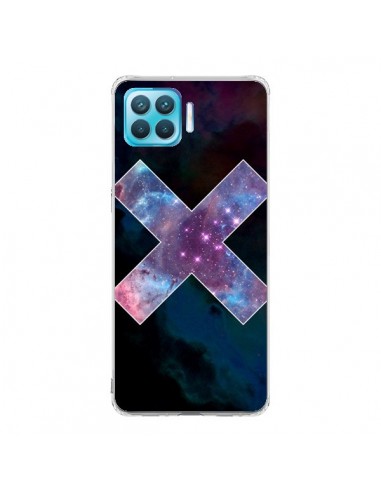 Coque Oppo Reno4 Lite Nebula Cross Croix Galaxie - Jonathan Perez