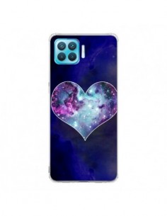 Coque Oppo Reno4 Lite Nebula Heart Coeur Galaxie -...
