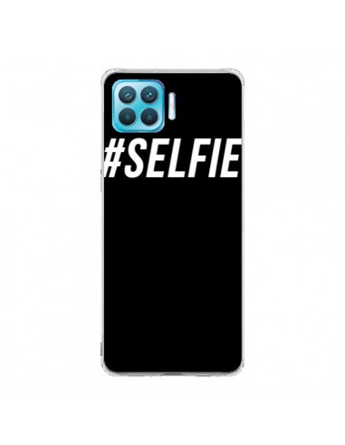 Coque Oppo Reno4 Lite Hashtag Selfie Blanc Vertical - Jonathan Perez