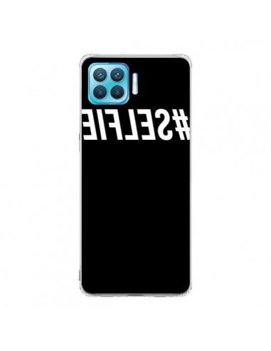 Coque Oppo Reno4 Lite Hashtag Selfie Blanc Inversé - Jonathan Perez