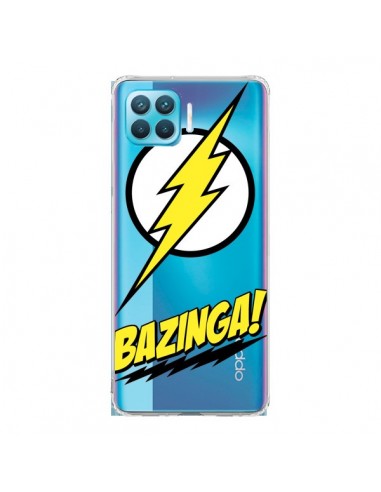 Coque Oppo Reno4 Lite Bazinga Sheldon The Big Bang Thoery Transparente - Jonathan Perez