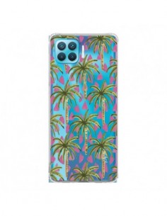Coque Oppo Reno4 Lite Palmier Palmtree Transparente -...