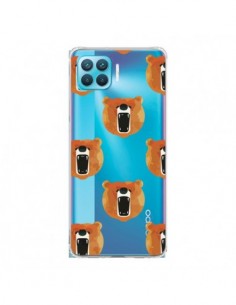 Coque Oppo Reno4 Lite Ours Ourson Bear Transparente -...