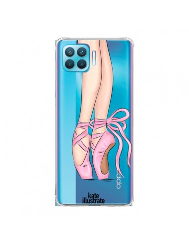 Coque Oppo Reno4 Lite Ballerina Ballerine Danse Transparente - kateillustrate