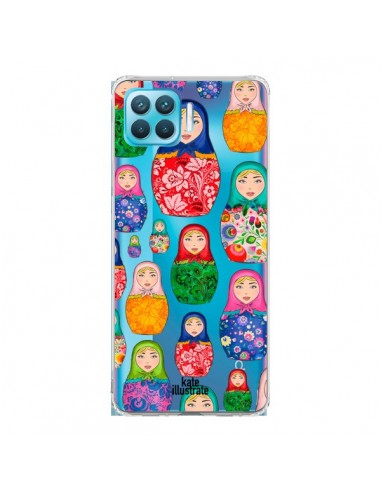 Coque Oppo Reno4 Lite Matryoshka Dolls Poupées Russes Transparente - kateillustrate