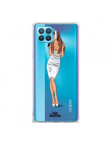 Coque Oppo Reno4 Lite Ice Queen Ariana Grande Chanteuse Singer Transparente - kateillustrate