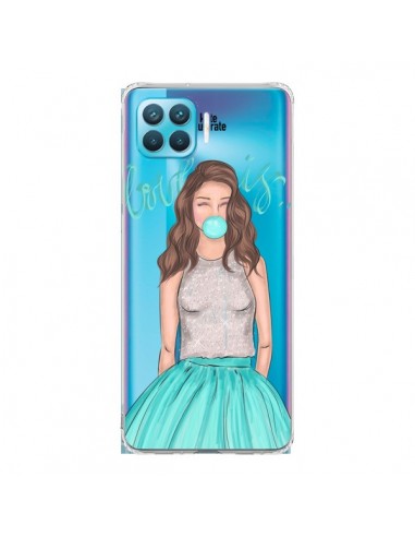 Coque Oppo Reno4 Lite Bubble Girls Tiffany Bleu Transparente - kateillustrate