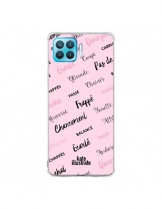 Coque Oppo Reno4 Lite Ballerina Ballerine Mots -...