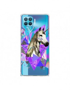 Coque Oppo Reno4 Lite Licorne Unicorn Azteque...