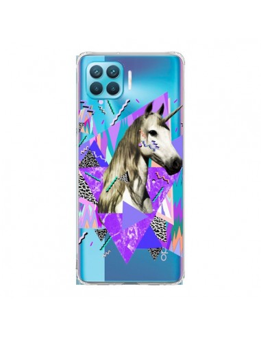 Coque Oppo Reno4 Lite Licorne Unicorn Azteque Transparente - Kris Tate