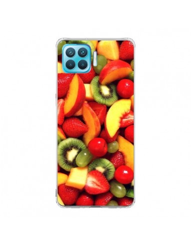 Coque Oppo Reno4 Lite Fruit Kiwi Fraise - Laetitia