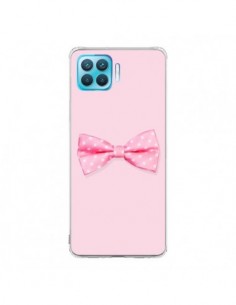 Coque Oppo Reno4 Lite Noeud Papillon Rose Girly Bow Tie -...