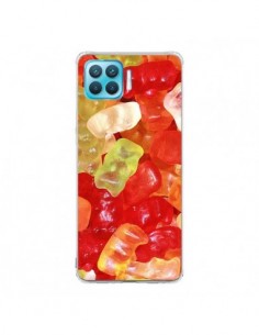 Coque Oppo Reno4 Lite Bonbon Ourson Multicolore Candy -...
