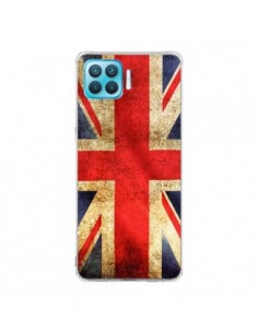 Coque Oppo Reno4 Lite Drapeau Angleterre Anglais UK -...