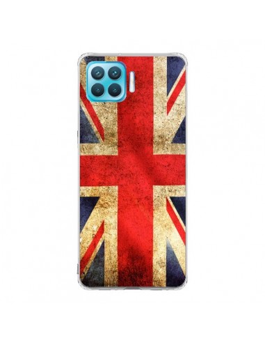 Coque Oppo Reno4 Lite Drapeau Angleterre Anglais UK - Laetitia