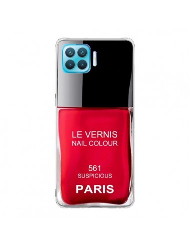 Coque Oppo Reno4 Lite Vernis Paris Suspicious Rouge - Laetitia