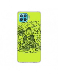 Coque Oppo Reno4 Lite Buddha Listen to your body Love Zen...