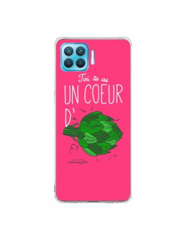 Coque Oppo Reno4 Lite Toi tu as un coeur d'artichaut - Leellouebrigitte