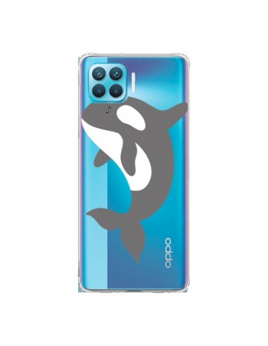 Coque Oppo Reno4 Lite Orque Orca Ocean Transparente - Petit Griffin