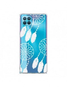 Coque Oppo Reno4 Lite Attrape Rêves Blanc Dreamcatcher...