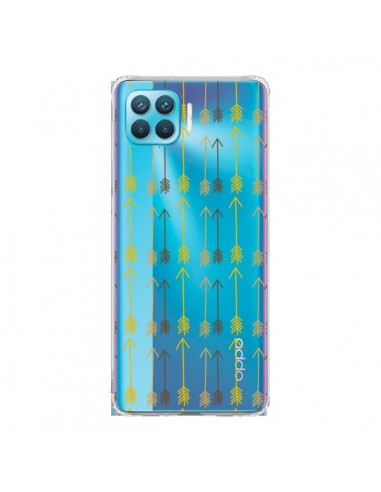 Coque Oppo Reno4 Lite Fleche Arrow Transparente - Petit Griffin