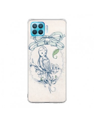 Coque Oppo Reno4 Lite Bird Oiseau Mignon Vintage - Lassana