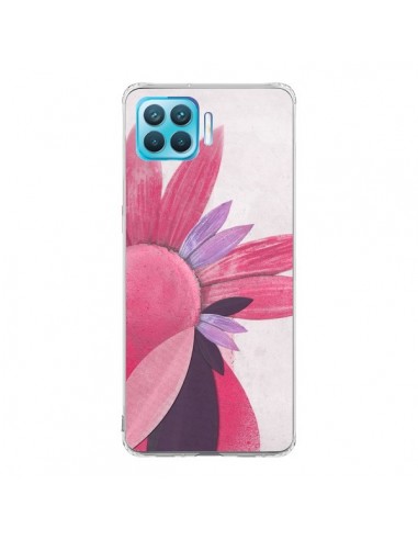 Coque Oppo Reno4 Lite Flowers Fleurs Roses - Lassana