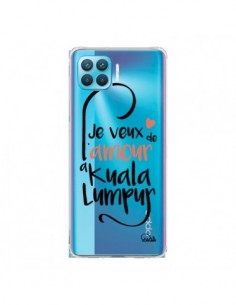 Coque Oppo Reno4 Lite Je veux de l'amour à Kuala Lumpur...
