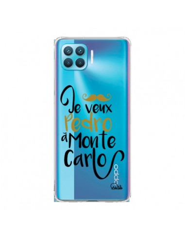 Coque Oppo Reno4 Lite Je veux Pedro à Monte Carlo Transparente - Lolo Santo