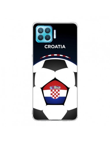 Coque Oppo Reno4 Lite Croatie Ballon Football - Madotta