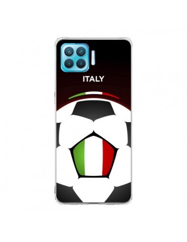 Coque Oppo Reno4 Lite Italie Ballon Football -...