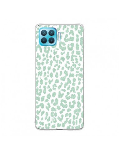 Coque Oppo Reno4 Lite Leopard Menthe Mint - Mary Nesrala